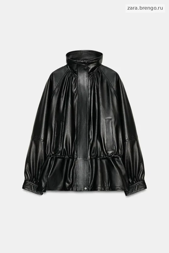 КУРТКА ИЗ 100% КОЖИ — коллекция Zara «ZW» 