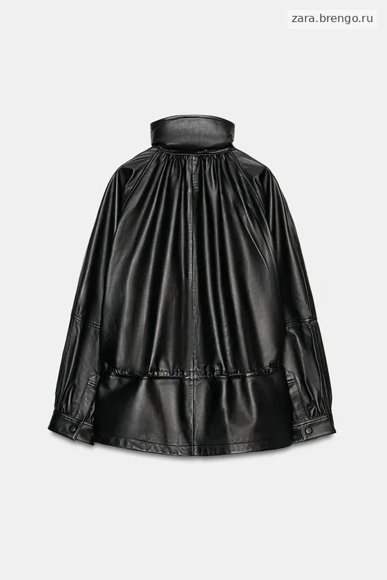 КУРТКА ИЗ 100% КОЖИ — коллекция Zara «ZW» 