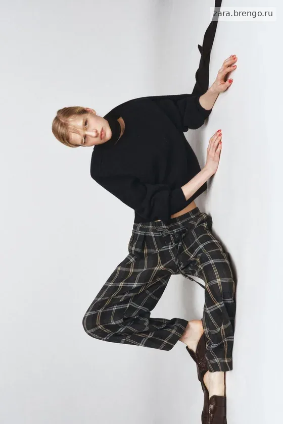 БРЮКИ В КЛЕТКУ — коллекция Zara «ZW»