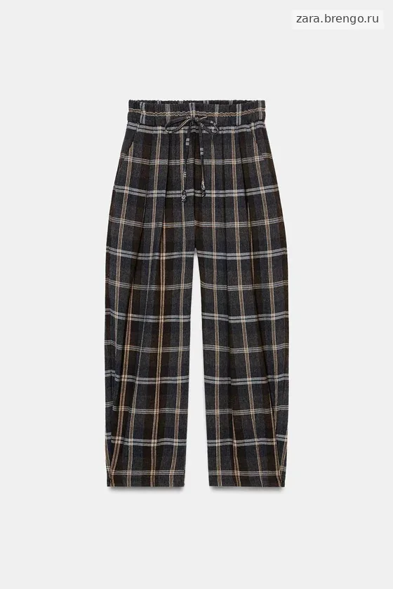 БРЮКИ В КЛЕТКУ — коллекция Zara «ZW»