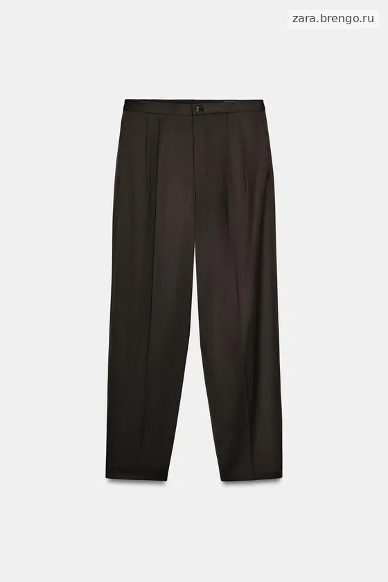 БРЮКИ С ЗАЩИПАМИ — коллекция Zara «ZW»