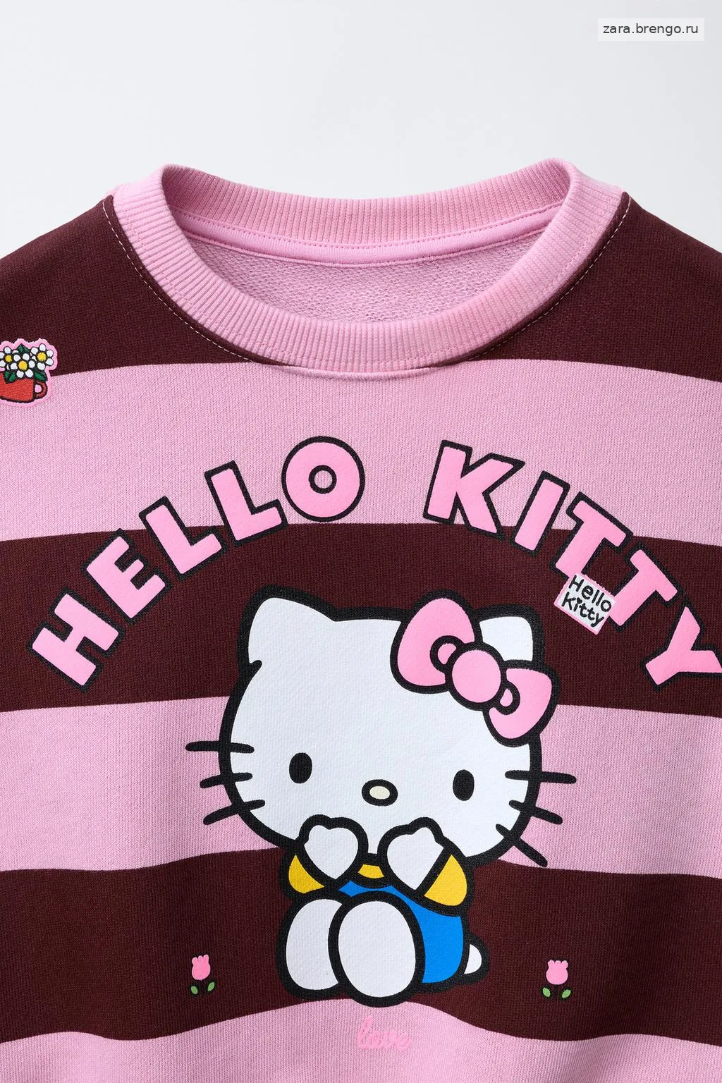КОМПЛЕКТ ИЗ ТОЛСТОВКИ В ПОЛОСКУ И ЛЕГГИНСОВ HELLO KITTY © SANRIO
