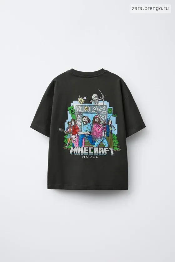 ФУТБОЛКА С ПРИНТОМ MINECRAFT © MOJANG AB. ™