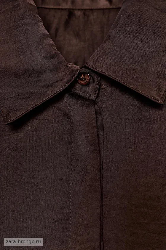 АТЛАСНАЯ РУБАШКА коллекция Zara «ZW»