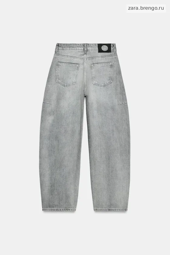 ДЖИНСЫ коллекция Zara «ZW» ANKLE баллон СО СРЕДНЕЙ ПОСАДКОЙ