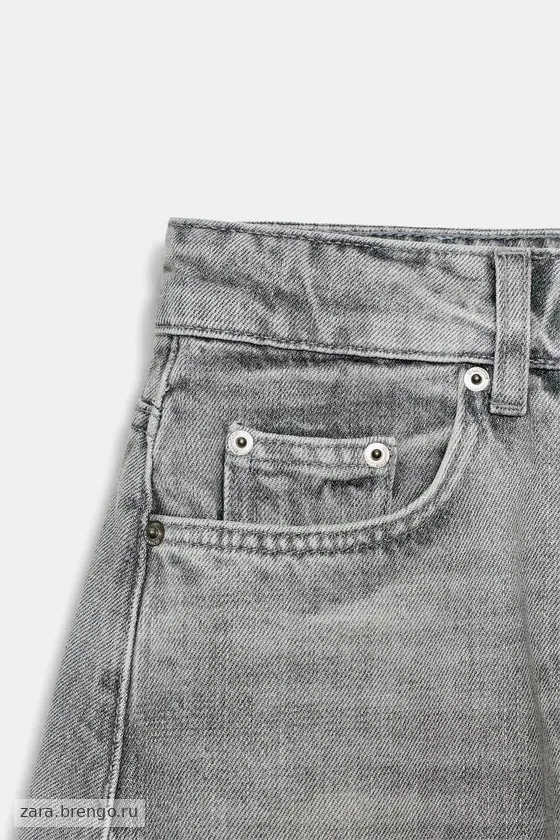 ДЖИНСЫ коллекция Zara «ZW» ANKLE баллон СО СРЕДНЕЙ ПОСАДКОЙ