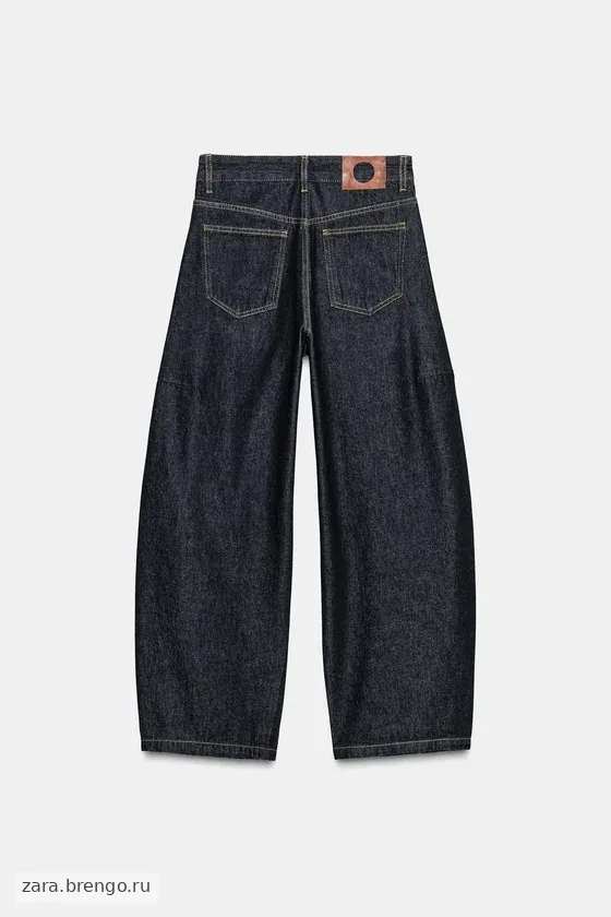 ДЖИНСЫ коллекция Zara «ZW» ANKLE баллон СО СРЕДНЕЙ ПОСАДКОЙ