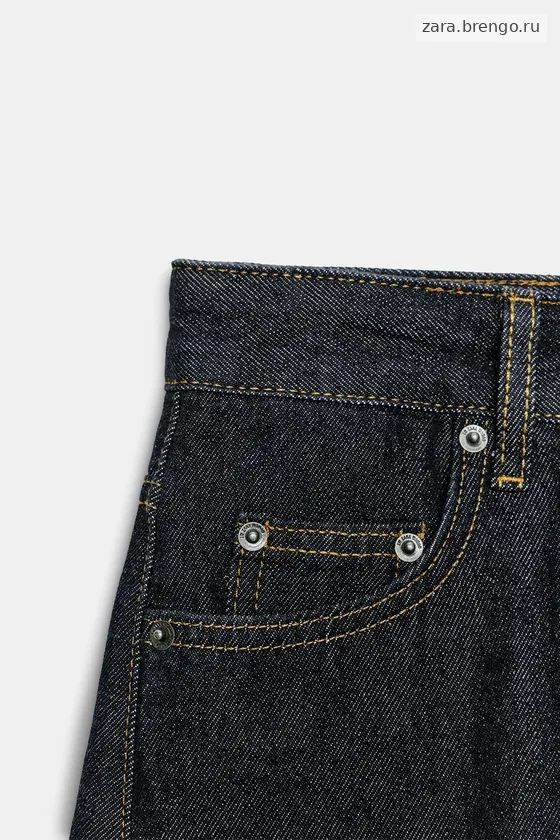 ДЖИНСЫ коллекция Zara «ZW» ANKLE баллон СО СРЕДНЕЙ ПОСАДКОЙ