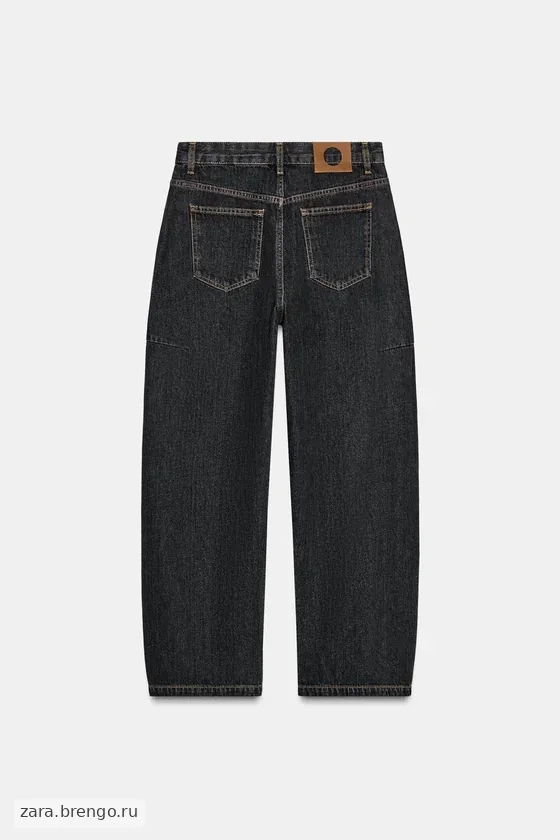 ДЖИНСЫ коллекция Zara «ZW» ANKLE баллон СО СРЕДНЕЙ ПОСАДКОЙ
