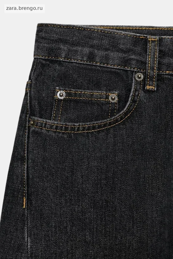 ДЖИНСЫ коллекция Zara «ZW» ANKLE баллон СО СРЕДНЕЙ ПОСАДКОЙ