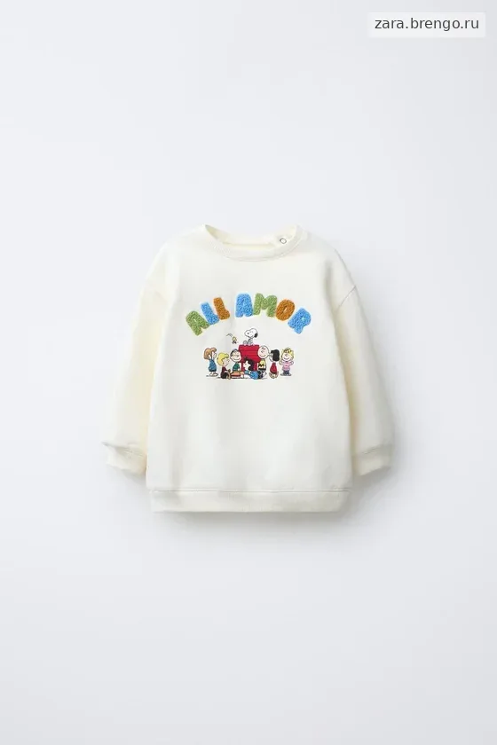 ТОЛСТОВКА С МАХРОВОЙ НАШИВКОЙ SNOOPY PEANUTS™