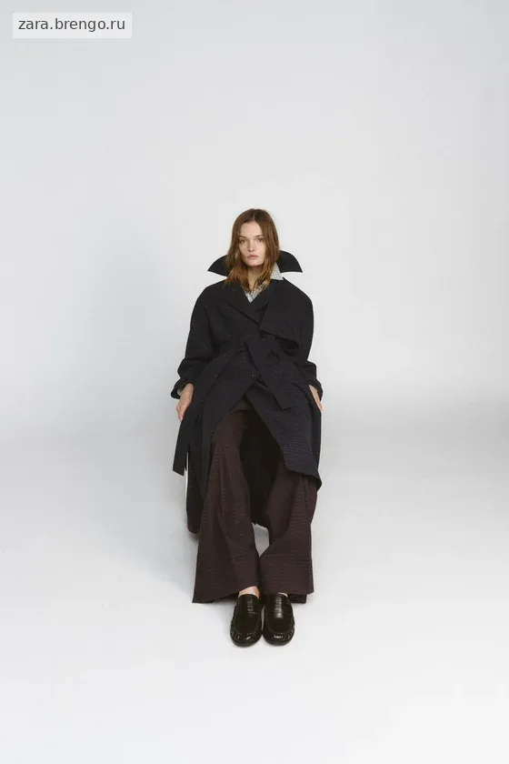 ТРЕНЧ В КЛЕТКУ коллекция Zara «ZW» 