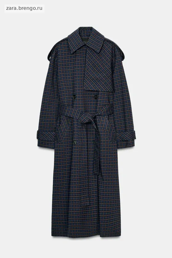 ТРЕНЧ В КЛЕТКУ коллекция Zara «ZW» 