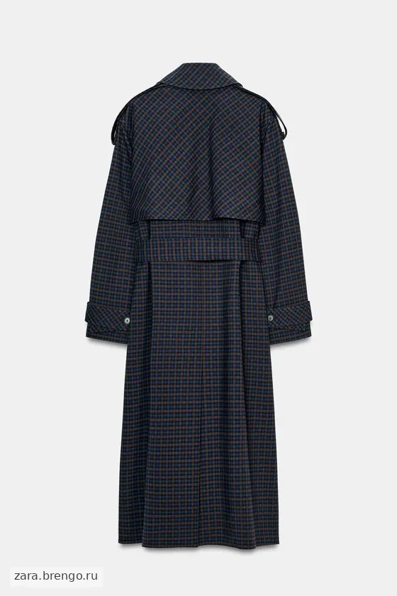 ТРЕНЧ В КЛЕТКУ коллекция Zara «ZW» 