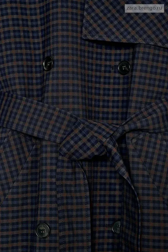 ТРЕНЧ В КЛЕТКУ коллекция Zara «ZW» 