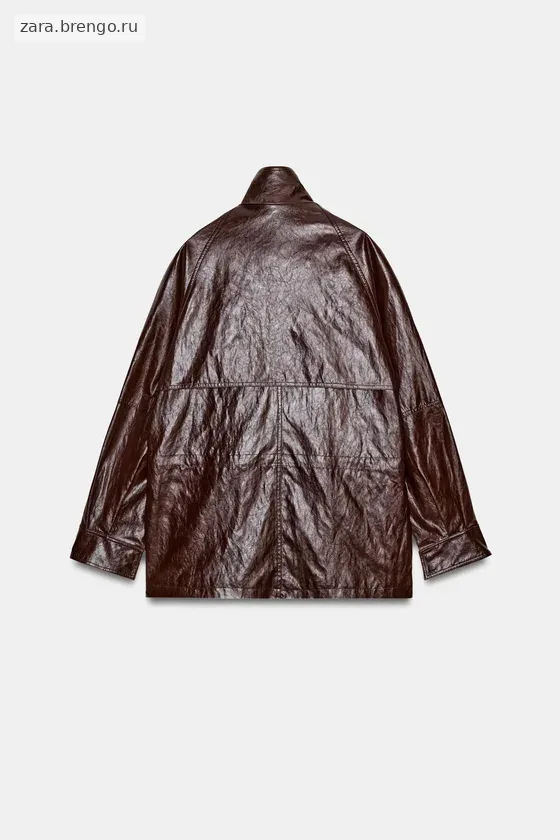 КУРТКА ИЗ ИСКУССТВЕННОЙ КОЖИ — коллекция Zara «ZW»