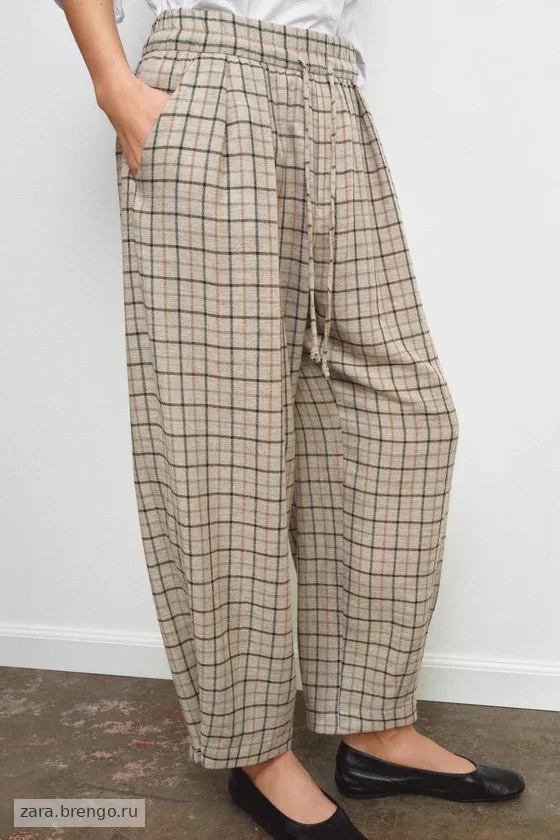 БРЮКИ В КЛЕТКУ — коллекция Zara «ZW»
