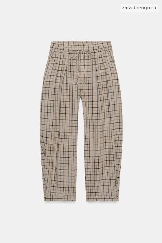 БРЮКИ В КЛЕТКУ — коллекция Zara «ZW»