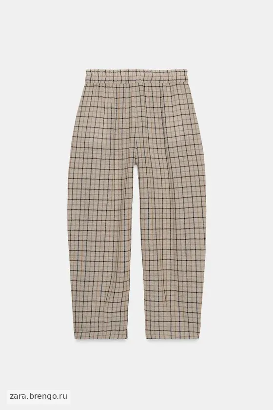 БРЮКИ В КЛЕТКУ — коллекция Zara «ZW»