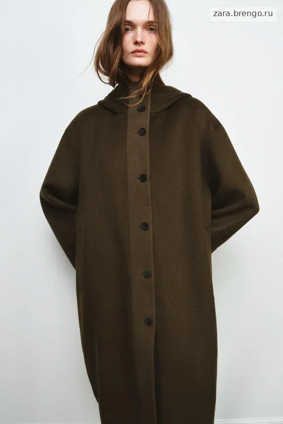 ПАРКА ИЗ СМЕСОВОЙ ШЕРСТИ коллекция Zara «ZW» 