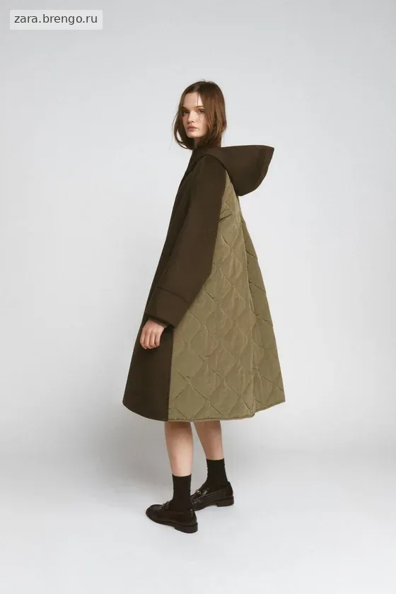 ПАРКА ИЗ СМЕСОВОЙ ШЕРСТИ коллекция Zara «ZW» 