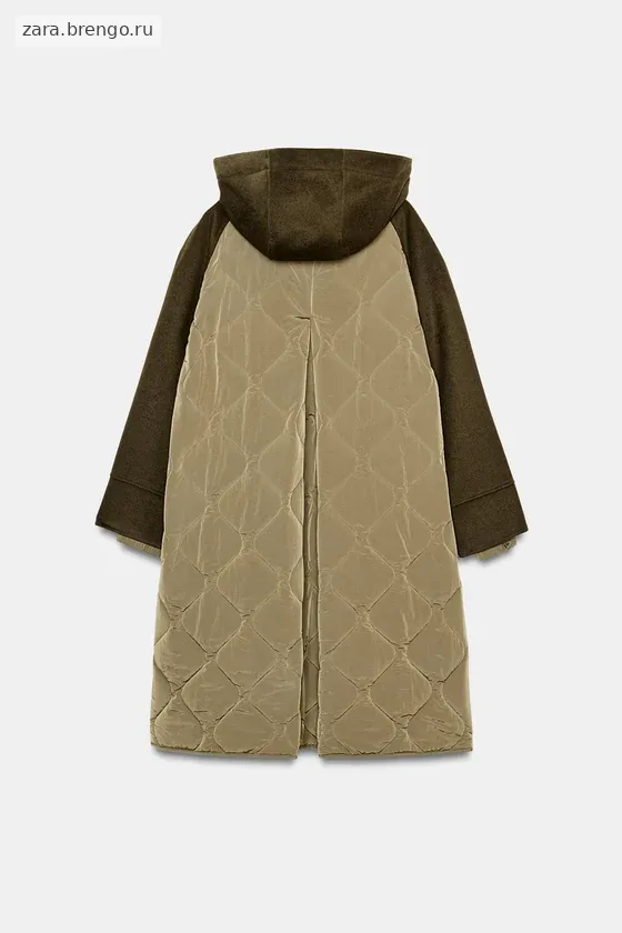 ПАРКА ИЗ СМЕСОВОЙ ШЕРСТИ коллекция Zara «ZW» 