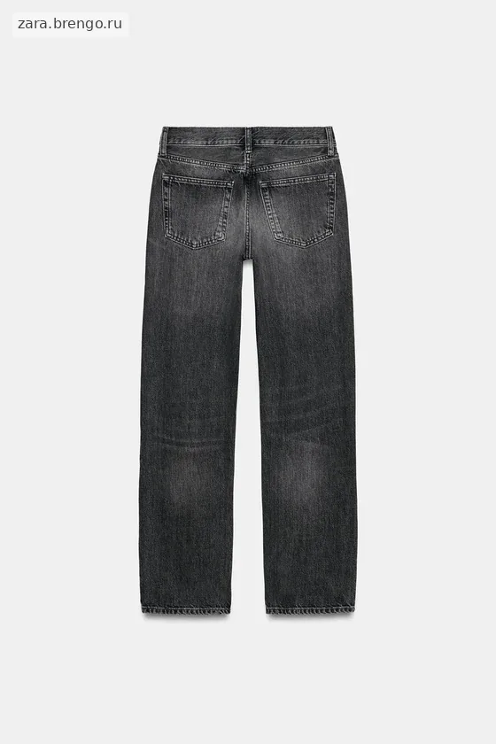 ДЖИНСЫ ПРЯМОГО КРОЯ СО СРЕДНЕЙ ПОСАДКОЙ — коллекция Zara «ZW»