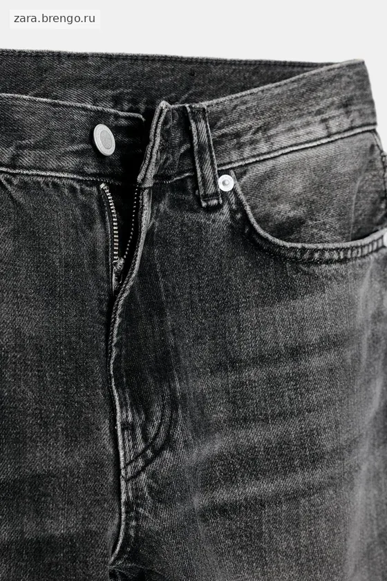 ДЖИНСЫ ПРЯМОГО КРОЯ СО СРЕДНЕЙ ПОСАДКОЙ — коллекция Zara «ZW»
