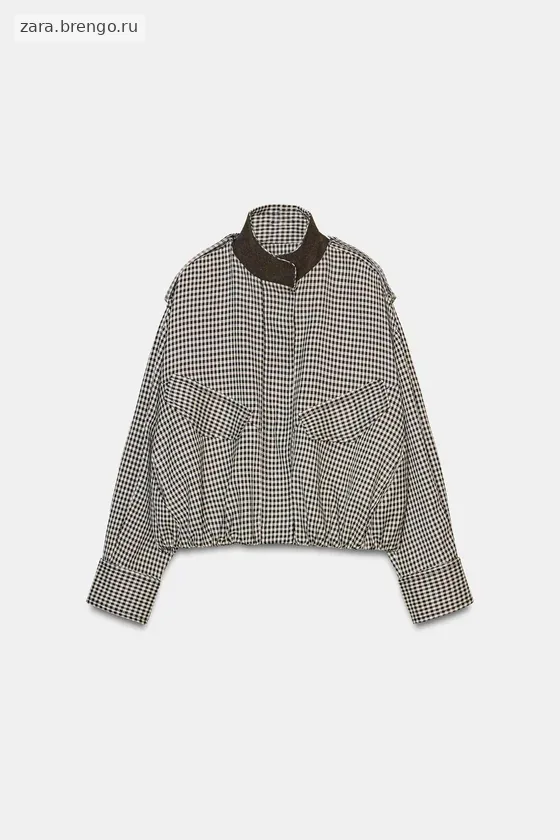 БОМБЕР В КЛЕТКУ — коллекция Zara «ZW»
