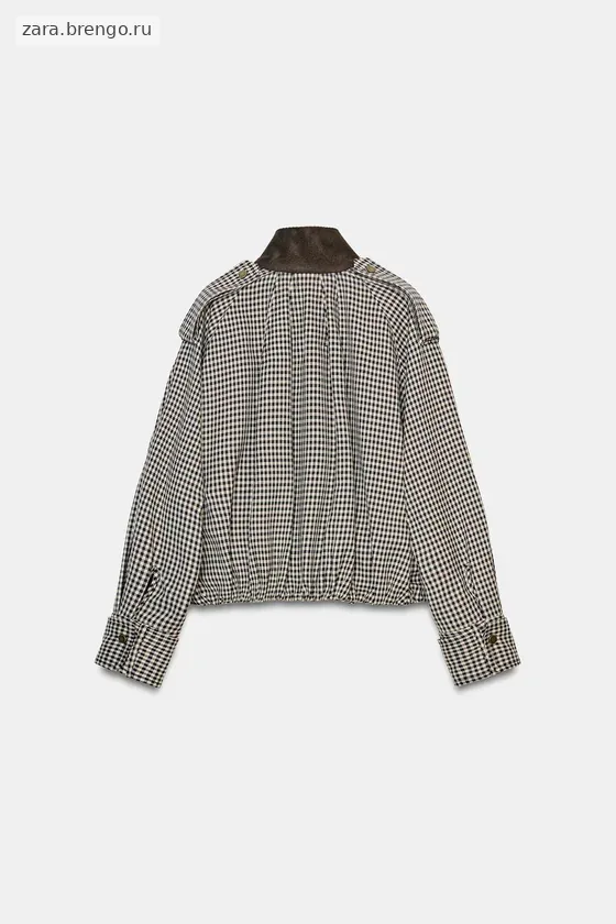 БОМБЕР В КЛЕТКУ — коллекция Zara «ZW»