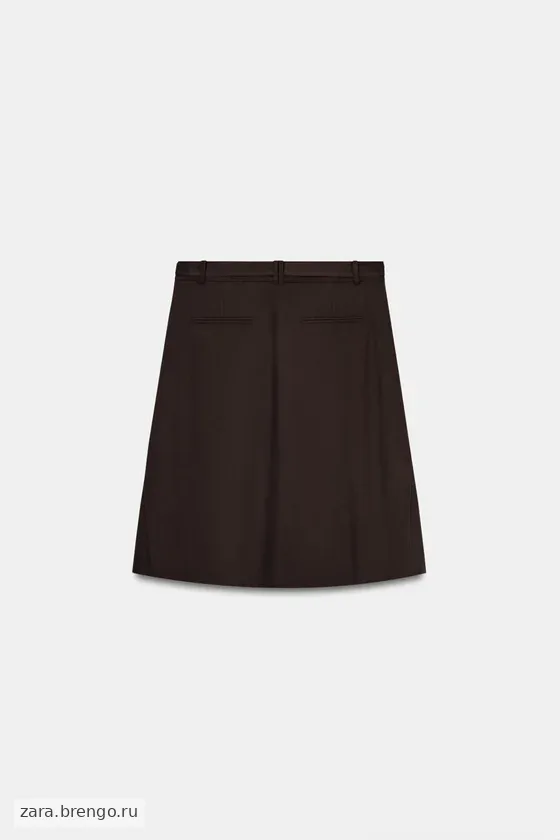 ЮБКА МИДИ В СКЛАДКУ — коллекция Zara «ZW»