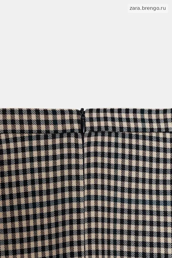 КОМБИНИРОВАННАЯ ЮБКА В КЛЕТКУ — коллекция Zara «ZW»
