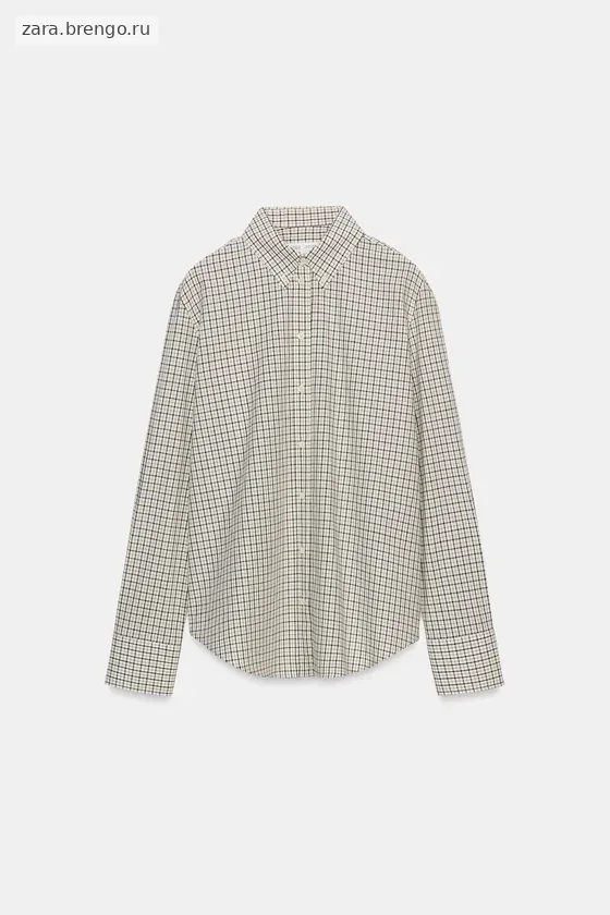 РУБАШКА В КЛЕТКУ коллекция Zara «ZW»