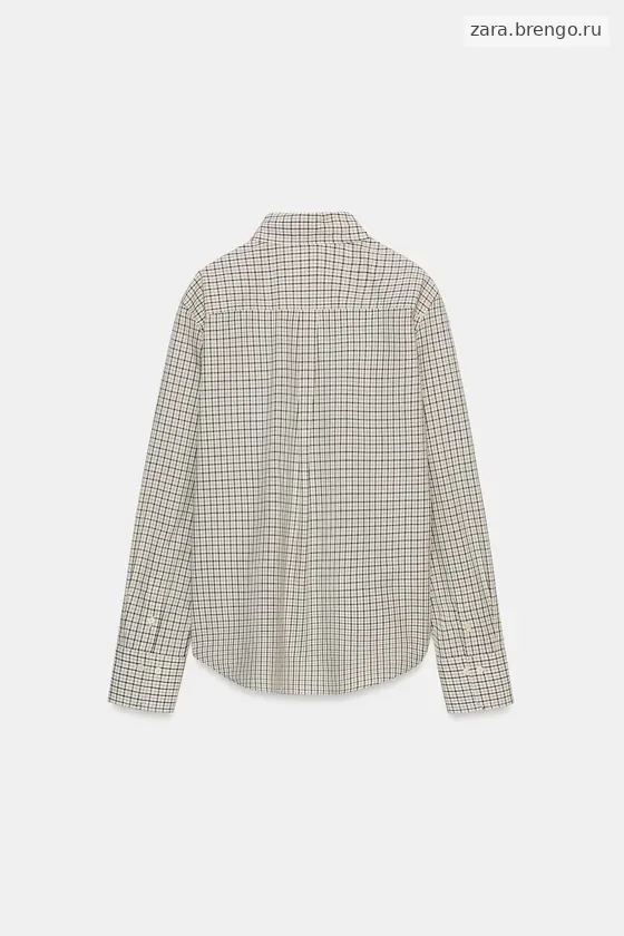 РУБАШКА В КЛЕТКУ коллекция Zara «ZW»