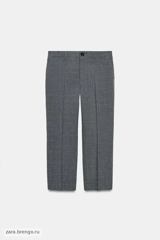 БРЮКИ ПРЯМОГО КРОЯ В КЛЕТКУ — коллекция Zara «ZW»