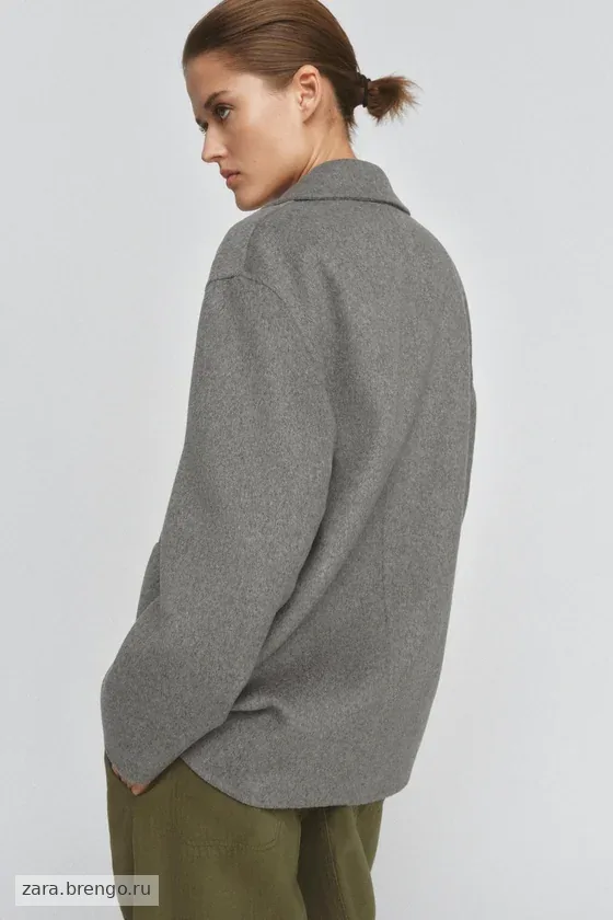 БЛЕЙЗЕР ИЗ СМЕСОВОЙ ШЕРСТИ — коллекция Zara «ZW»