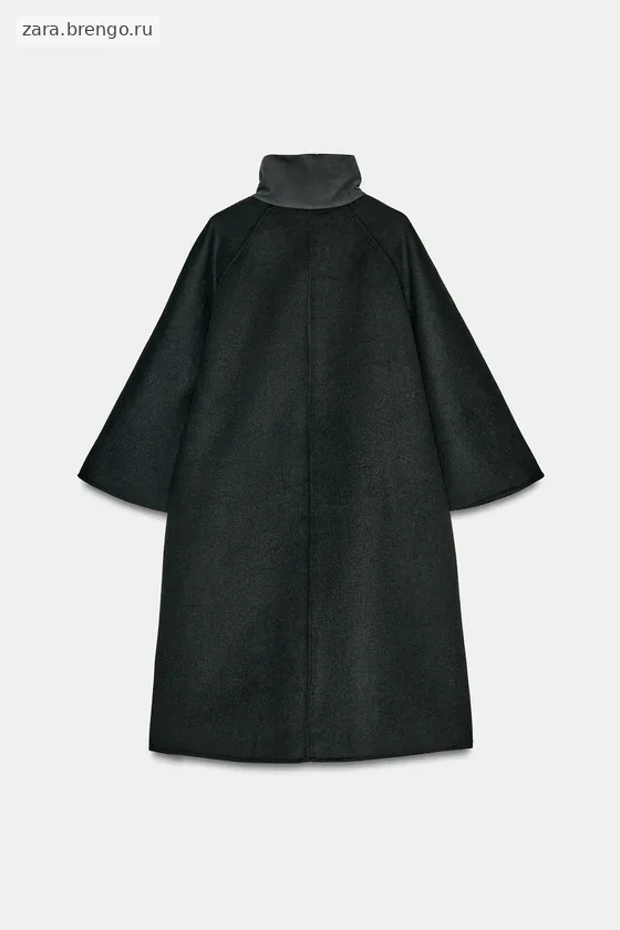 НАКИДКА ИЗ СМЕСОВОЙ ШЕРСТИ — коллекция Zara «ZW» 