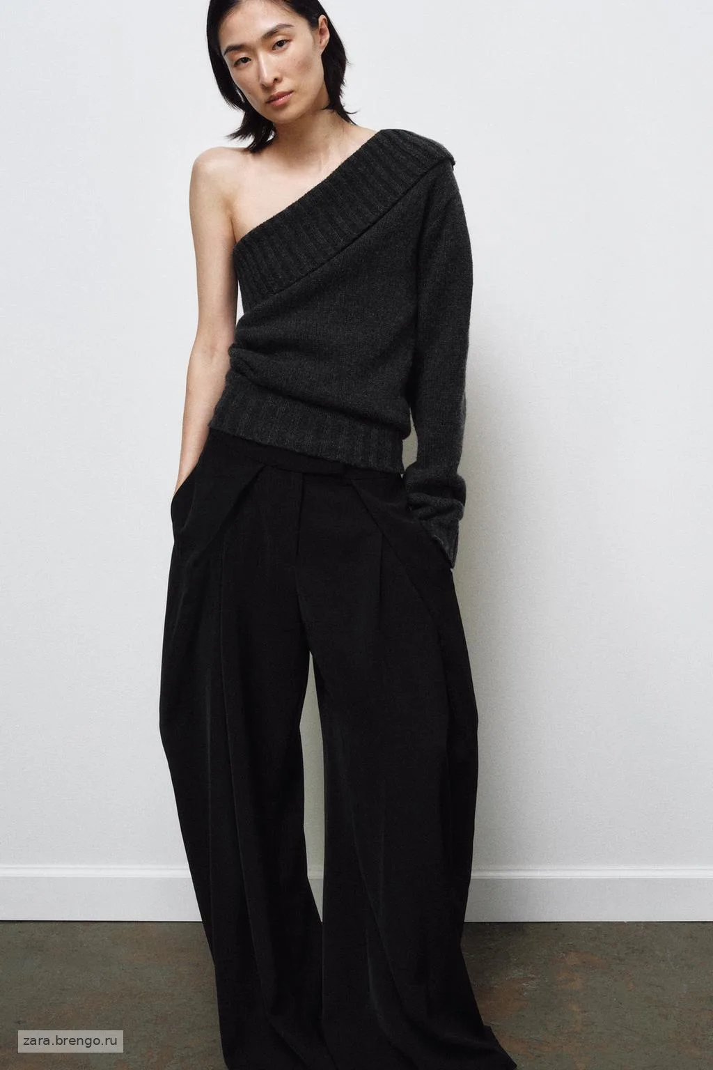 ШИРОКИЕ БРЮКИ В ПОЛОСКУ — коллекция Zara «ZW»