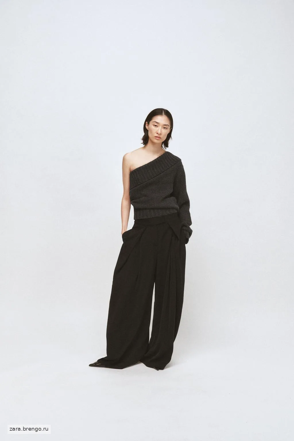 ШИРОКИЕ БРЮКИ В ПОЛОСКУ — коллекция Zara «ZW»