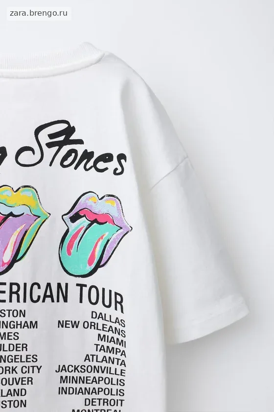 ФУТБОЛКА С ПРИНТОМ ROLLING STONES ©