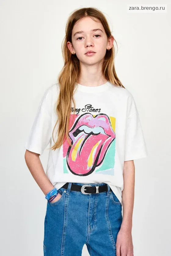 ФУТБОЛКА С ПРИНТОМ ROLLING STONES ©
