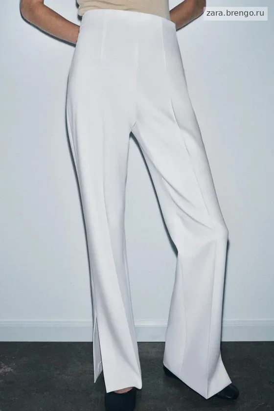 РАСКЛЕШЕННЫЕ БРЮКИ С РАЗРЕЗАМИ коллекция Zara «ZW»