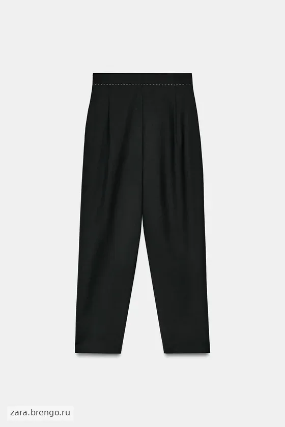 БРЮКИ С ДЕКОРАТИВНОЙ СТРОЧКОЙ — коллекция Zara «ZW» 