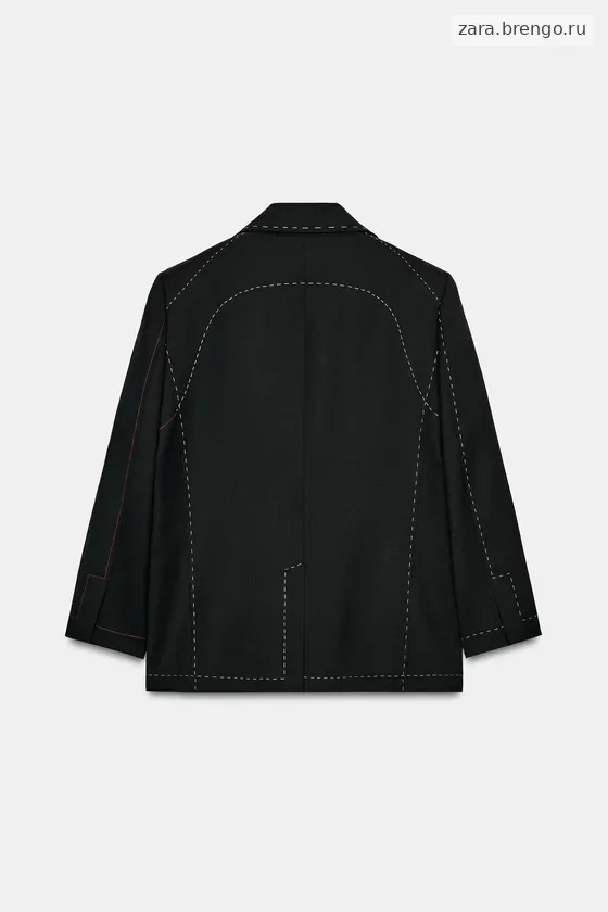 БЛЕЙЗЕР С КОНТРАСТНОЙ ОТСТРОЧКОЙ — , коллекция Zara «ZW»