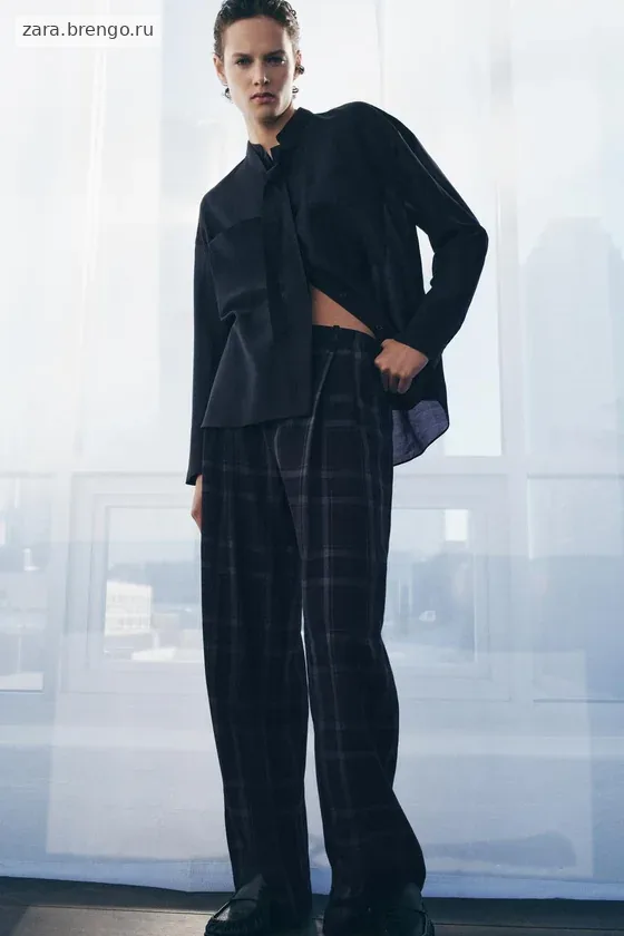 БРЮКИ  В КЛЕТКУ — коллекция Zara «ZW»