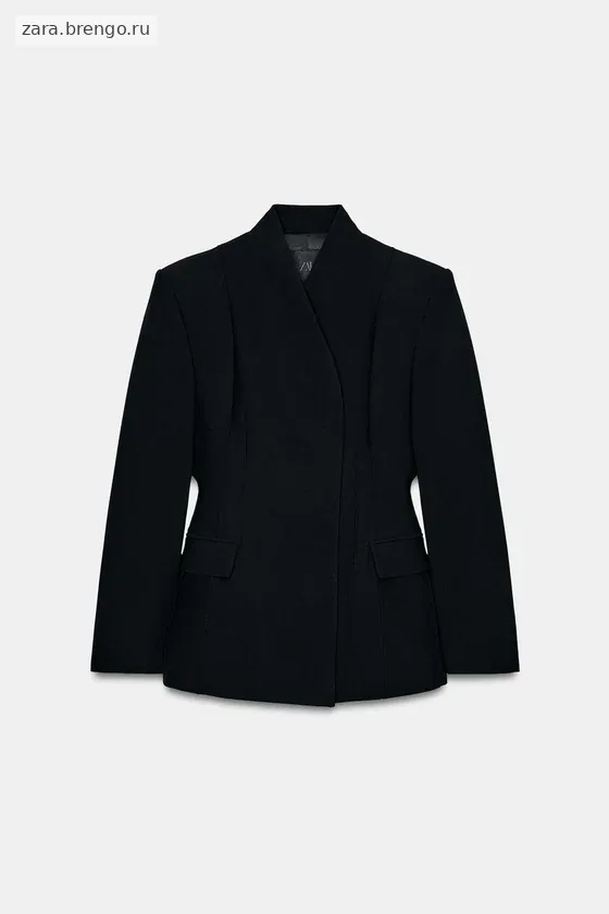 БЛЕЙЗЕР ПРИТАЛЕННОГО КРОЯ — коллекция Zara «ZW»