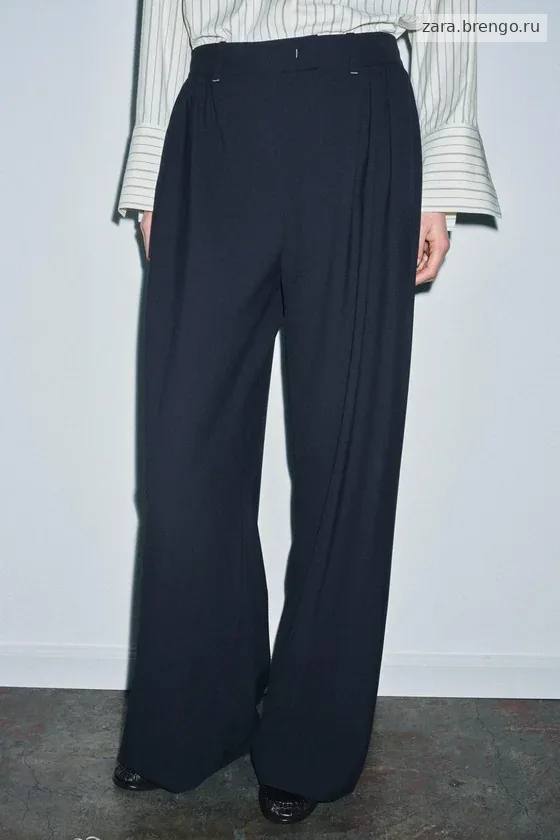 БРЮКИ  С ЗАЩИПАМИ — коллекция Zara «ZW»
