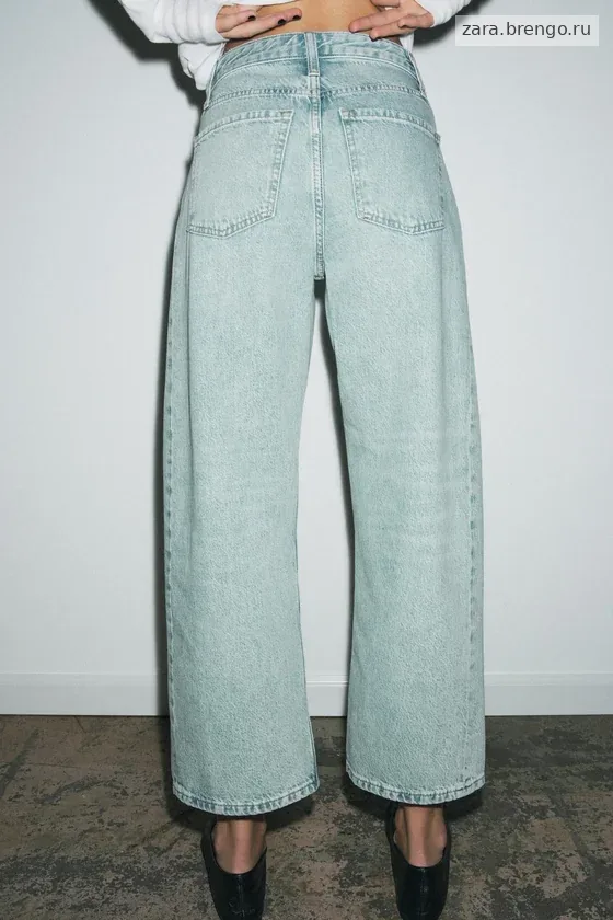 ДЖИНСЫ коллекция Zara «ZW» ANKLE  СО СРЕДНЕЙ ПОСАДКОЙ