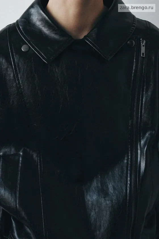 КУРТКА ИЗ ИСКУССТВЕННОЙ КОЖИ — коллекция Zara «ZW»