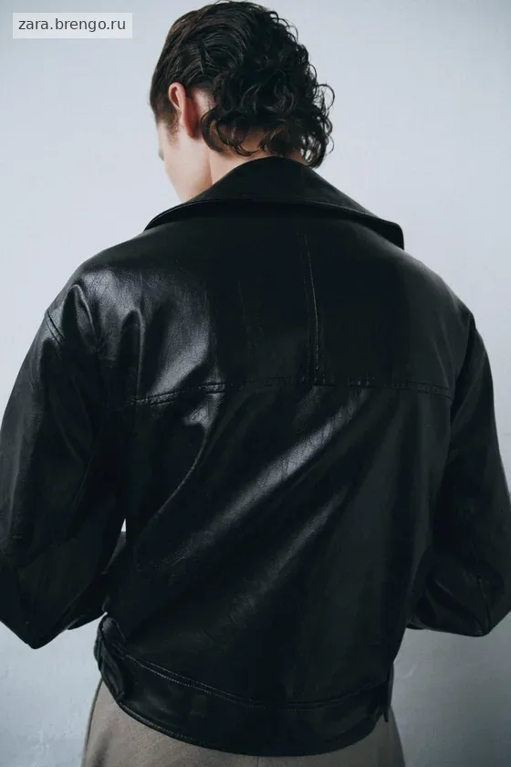 КУРТКА ИЗ ИСКУССТВЕННОЙ КОЖИ — коллекция Zara «ZW»